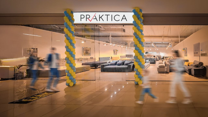 Новий магазин Praktica у тц Діамант