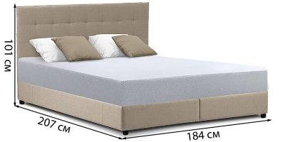 Фото №4 - Ліжко Меліса М 180x200 з нішею